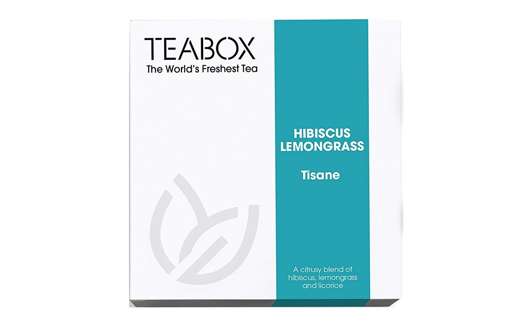 Teabox Hibiscus Lemongrass Tisane Tea    Box  16 pcs